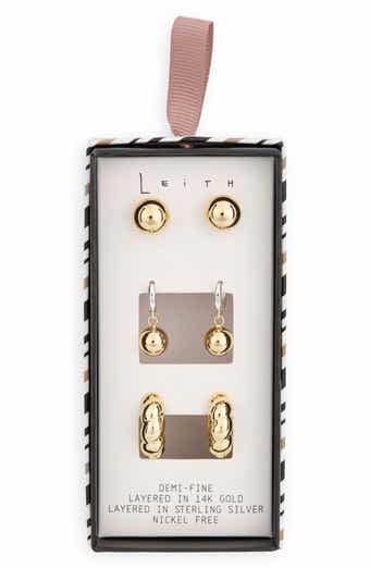 Leith 3-Pack Assorted Earrings