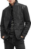 AllSaints Survey Layered Leather Jacket