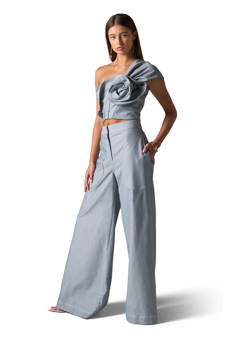 Blair Top, Main, color, Denim