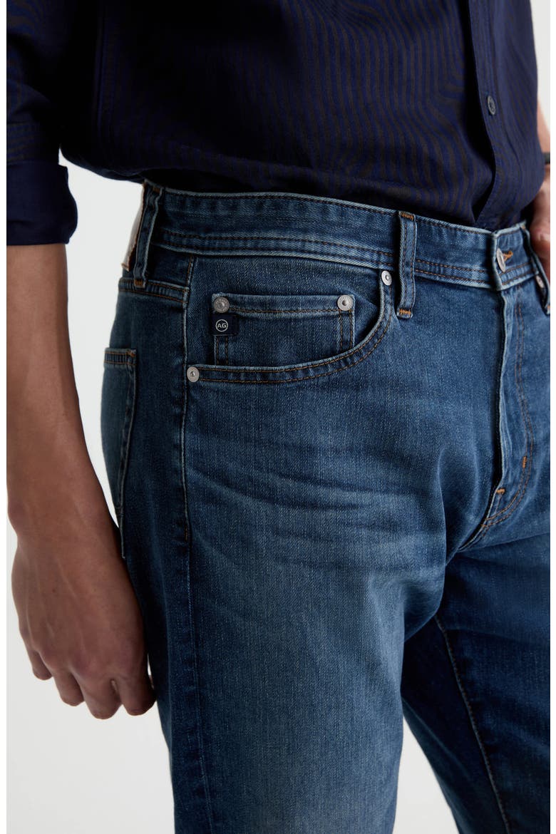 Everett Slim Straight Leg Jeans, Alternate, color, BLUE TRAIN