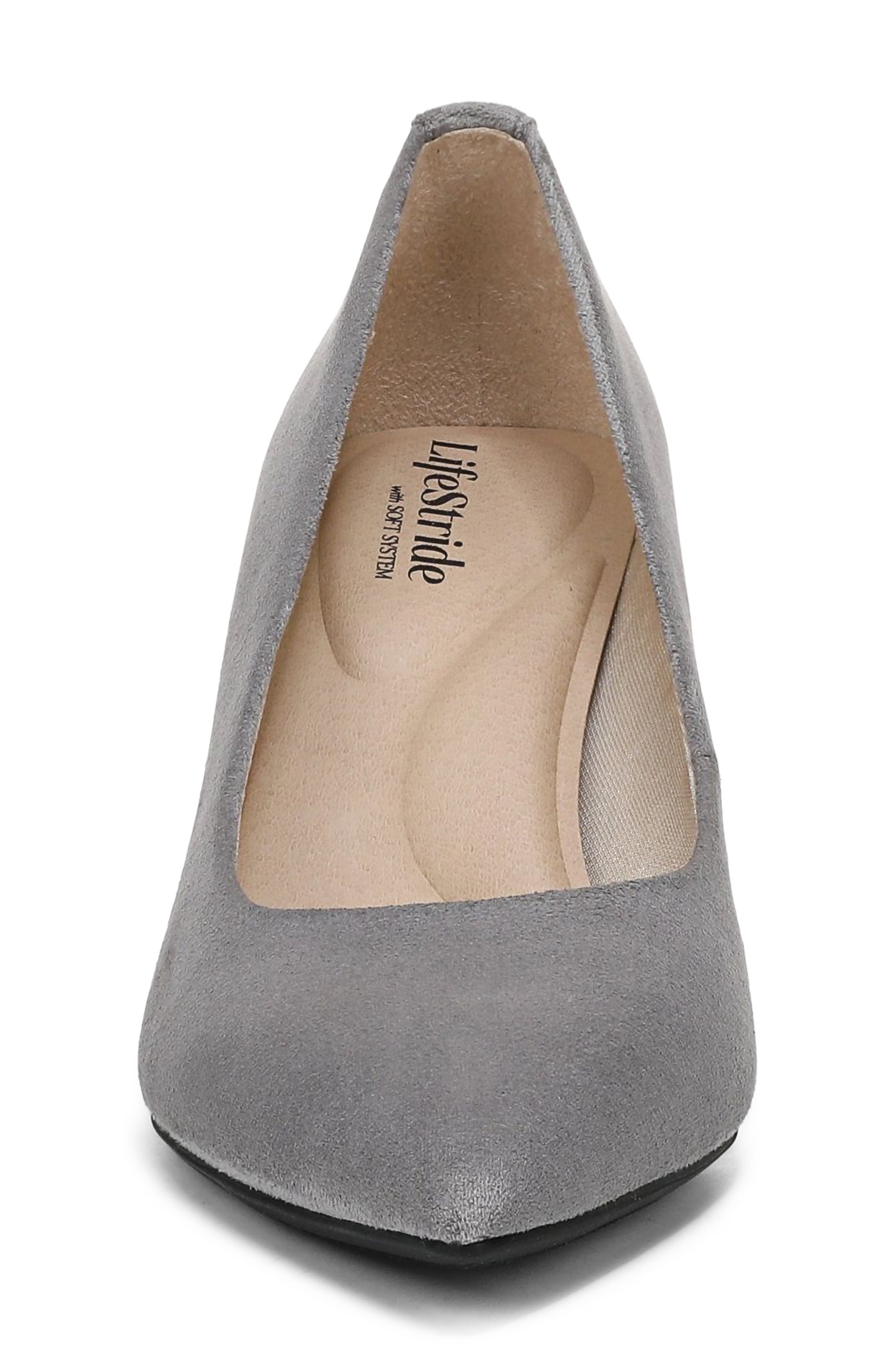 Rebecca Pointed Toe Pump, Alternate, color, ULT GREY