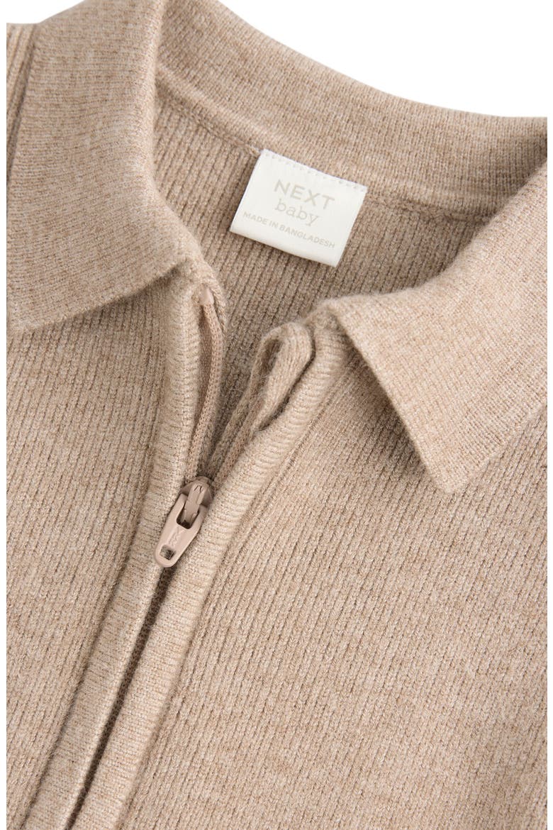 Kids' Zip Front Cardigan, Alternate, color, NEUTRAL