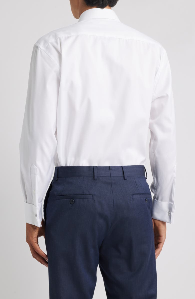 Eterna Cover Modern Fit Non-Iron French Cuff Cotton Dress Shirt, Alternate, color, White