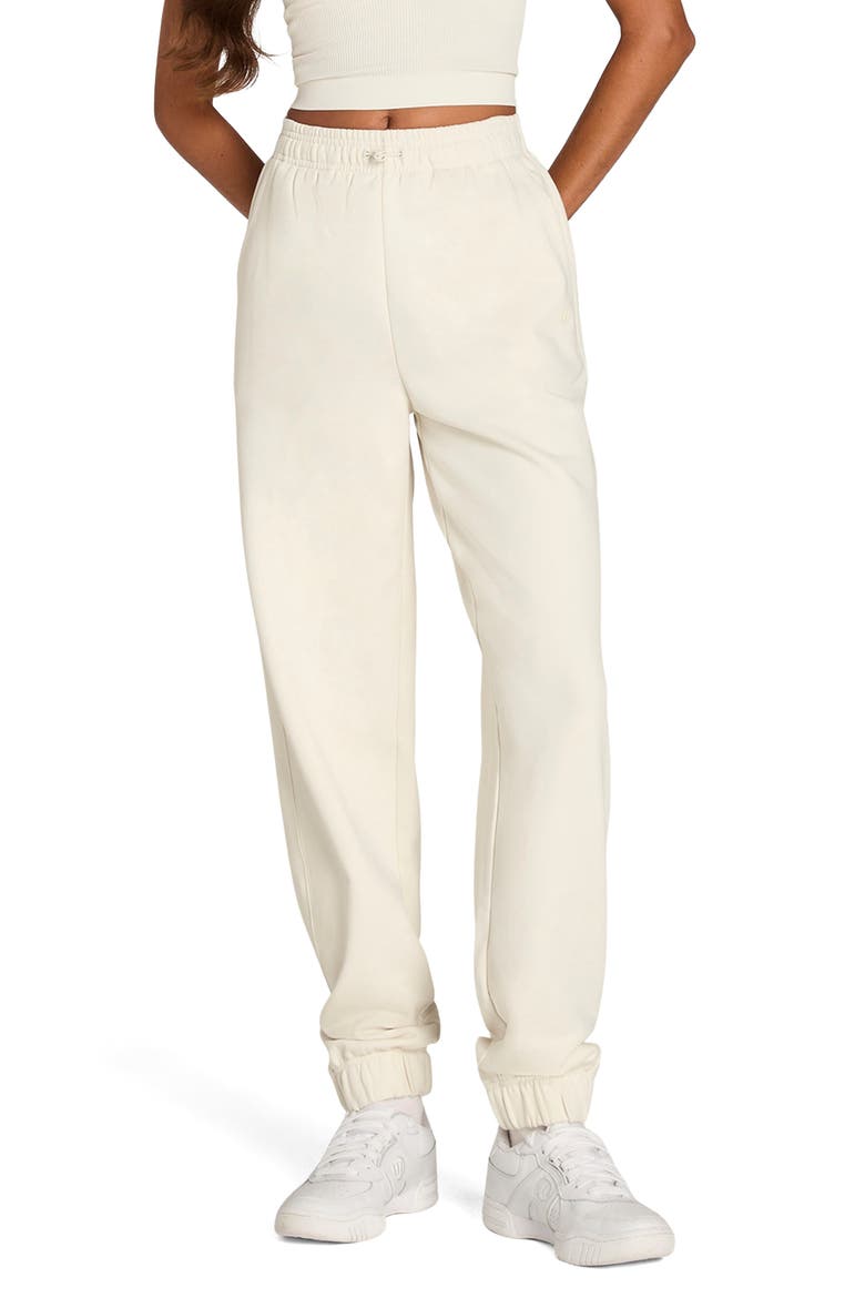 Relaxed French Terry Joggers, Main, color, SANDRIFT