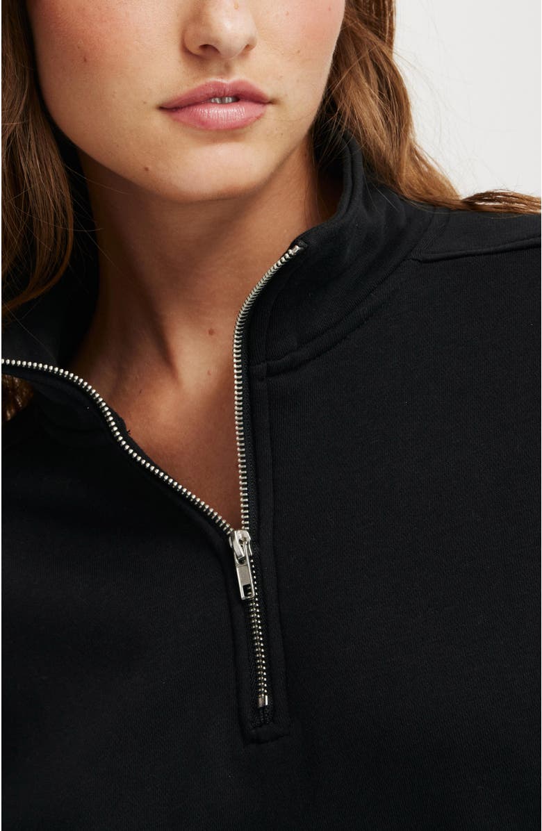 Cotton On Women's Classic Fleece Oversized Half Zip Sweatshirt, Alternate, color, 