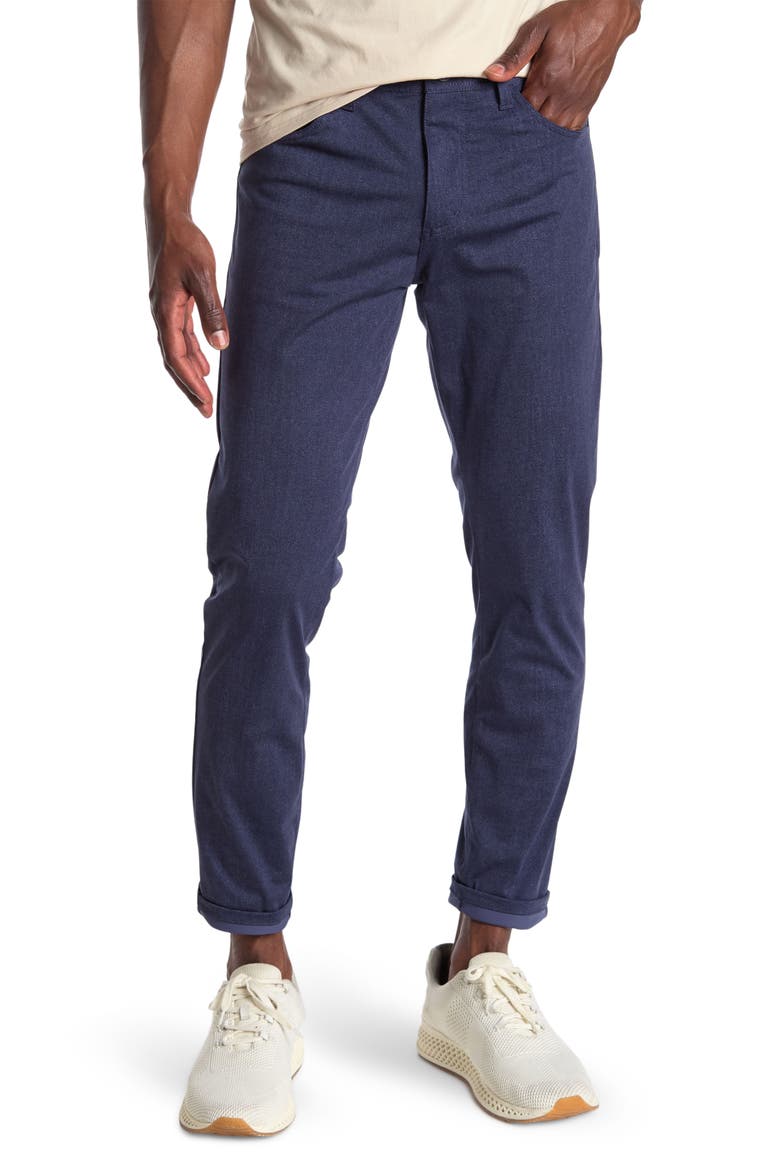 Commuter Straight Fit Pants, Main, color, BLUE INDIGO/ PARISIAN NIGHT