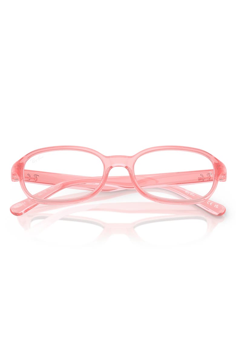 Ray-Ban Kids' 46mm Small Pillow Optical Glasses, Alternate, color, Pink