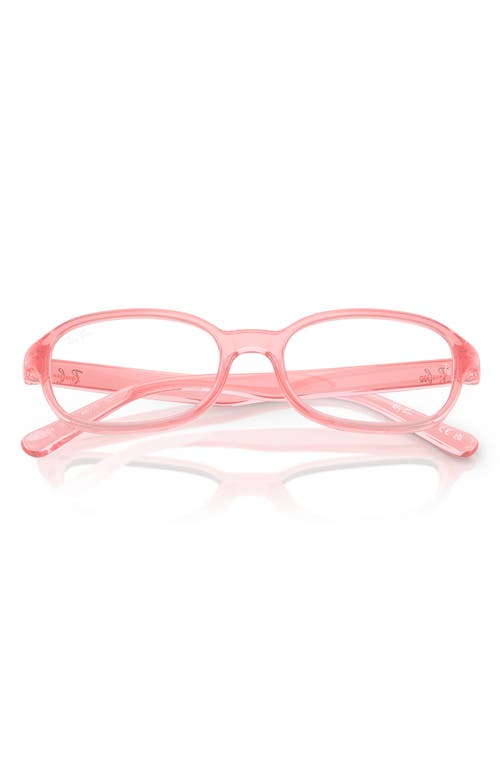 Shop Ray Ban Ray-ban Kids' 46mm Small Pillow Optical Glasses In Pink