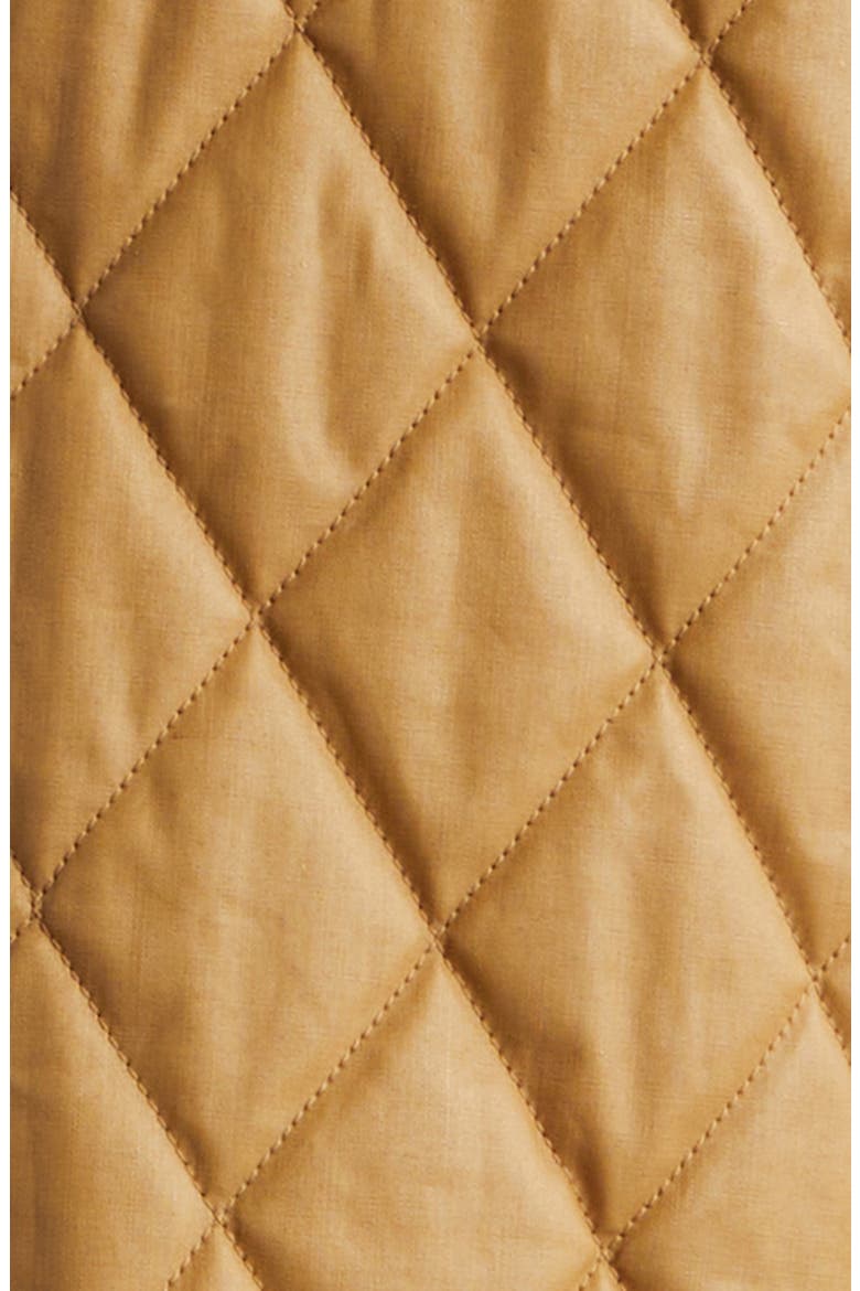 Howle Quilted Jacket with Genuine Shearling Collar, Alternate, color, SEPIA/ HAY
