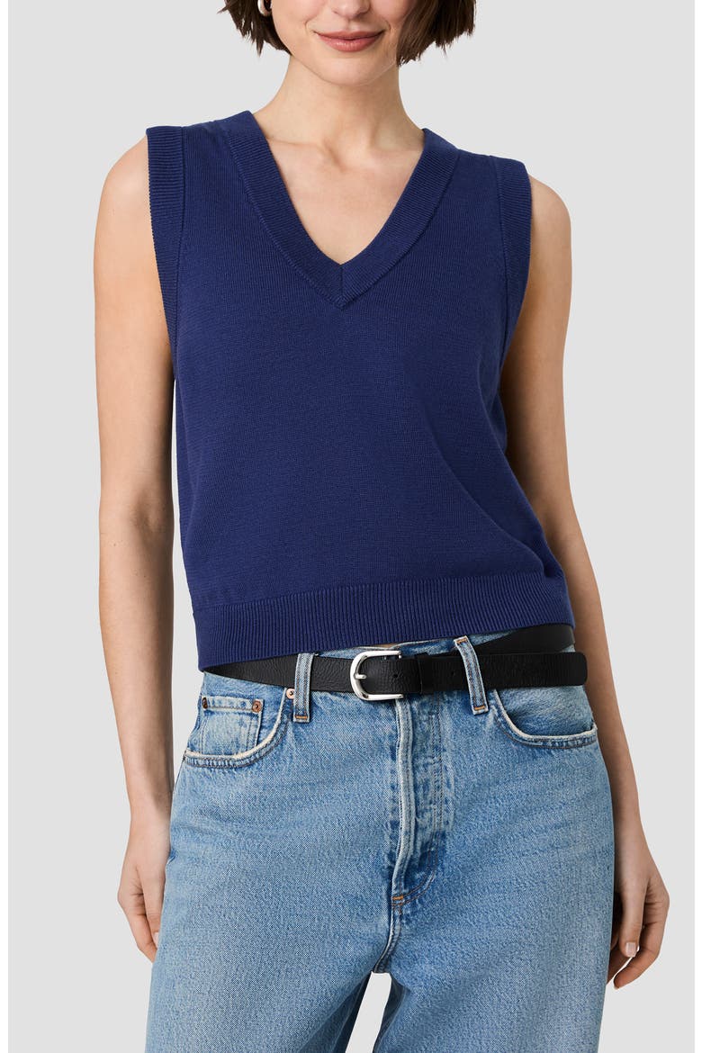 Willa V Neck Sweater Vest, Main, color, ROYAL BLUE (WILLA)