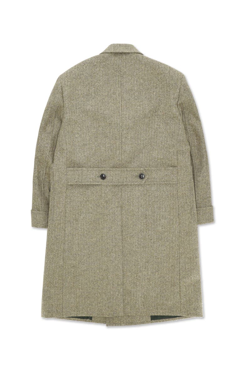 Double Breasted Bogart Coat, Alternate, color, Green