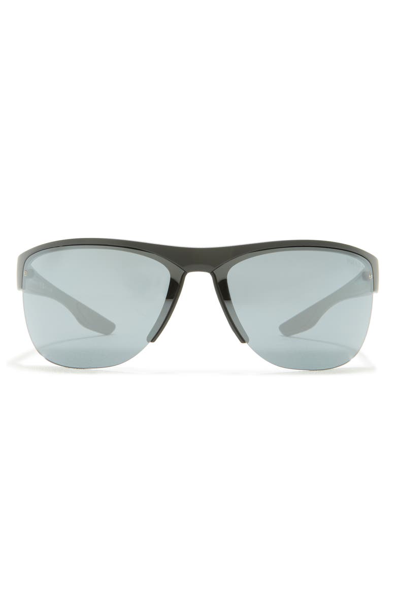 Prada Linea Rossa 68mm Pillow Sunglasses, Main, color,