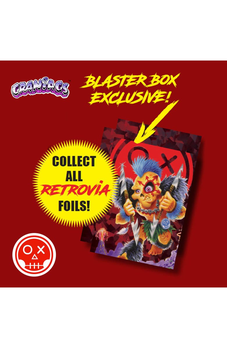 Ira Friedman Enterprises LLC Craniacs Trading Cards Series One Blaster Box | 7 Packs Per Box, Alternate, color, Blue