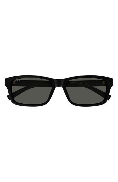 57mm Rectangular Sunglasses