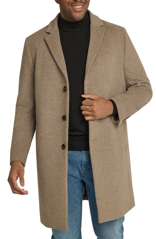 Johnny Bigg Xavier Overcoat in Mushroom 