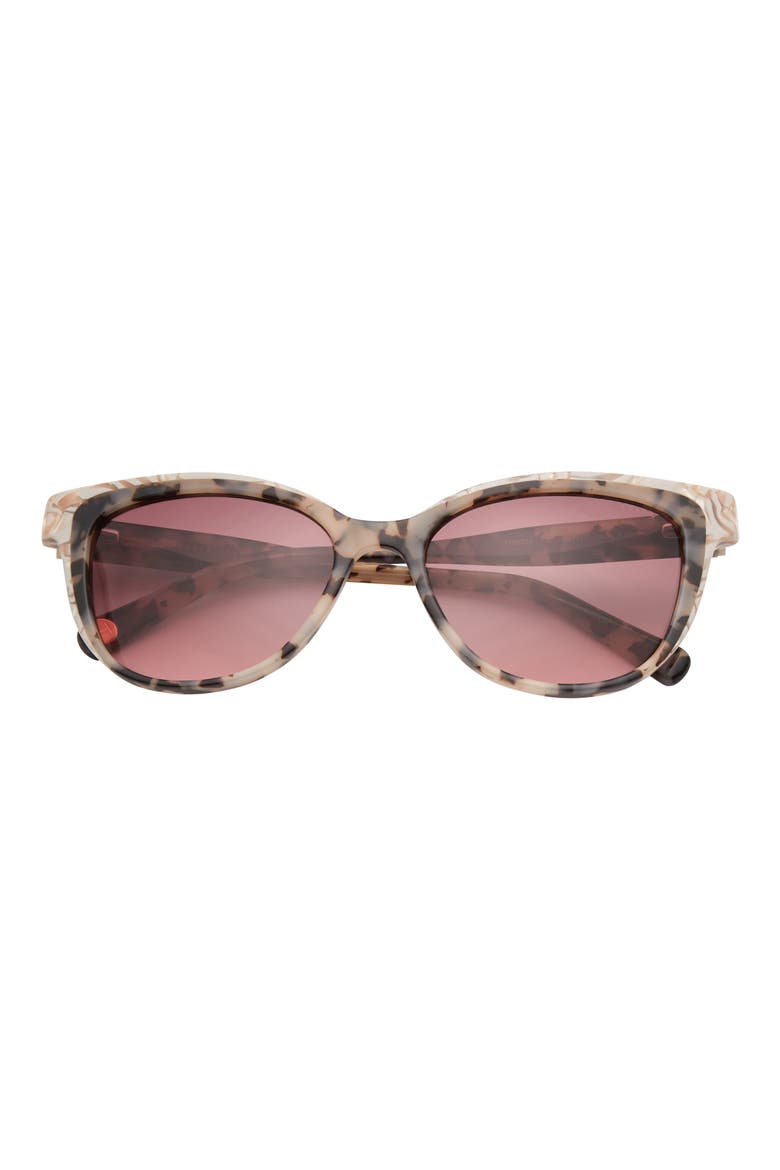 54mm Cat Eye Sunglasses, Main, color, IVORY TORTOISE