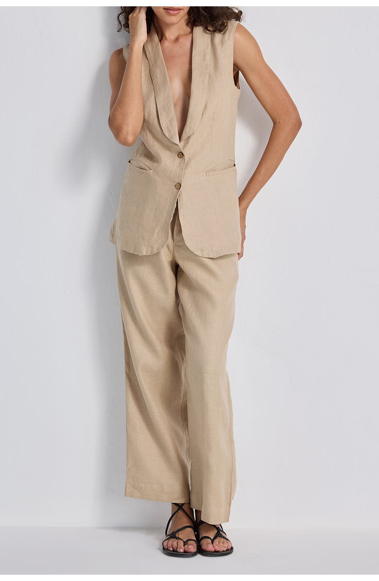 Reistor Wide Leg Pants, Alternate, color, Neutral Beige