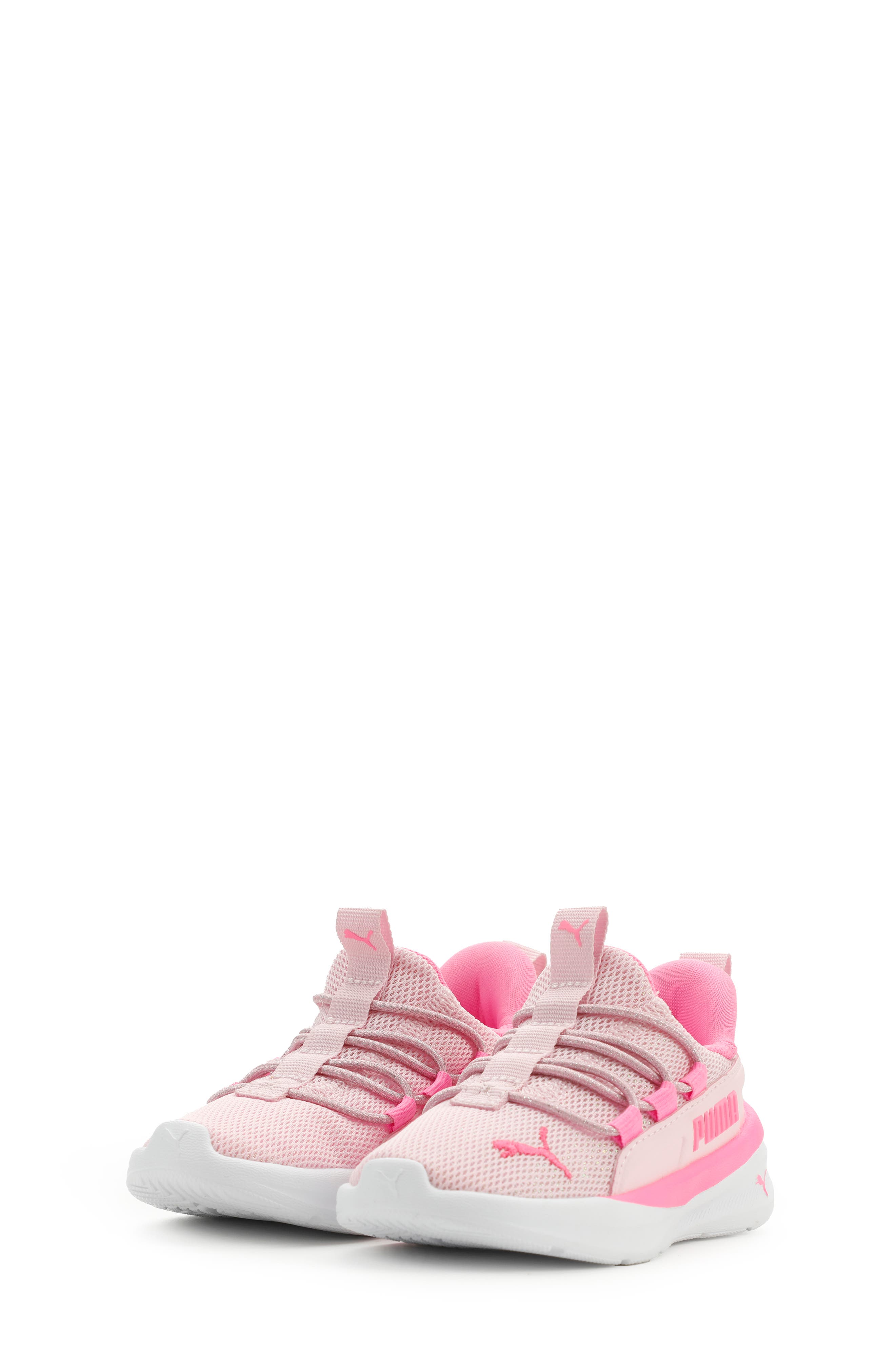PUMA Kids' One4All 2.0 Pull-On Running Sneaker, Main, color, Pearl Pink/ Pink Pixel