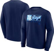FANATICS Men's Fanatics Navy Tampa Bay Rays Focus Fleece Pullover Sweatshirt