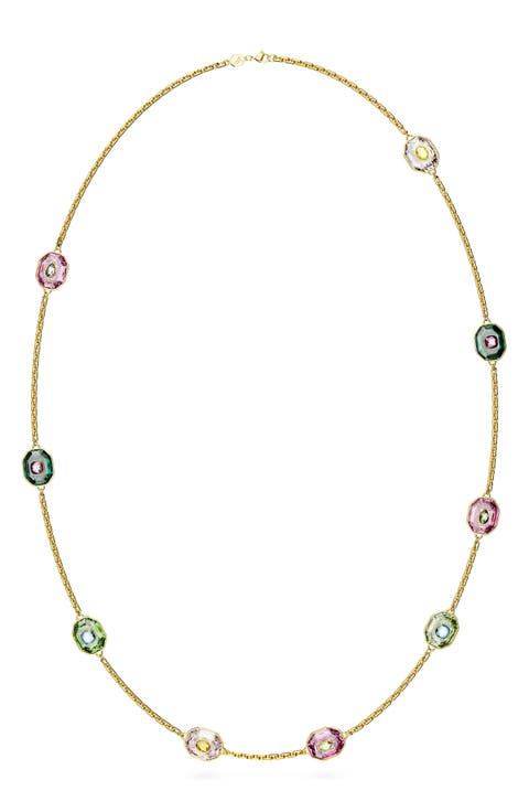 Chroma Crystal Station Necklace