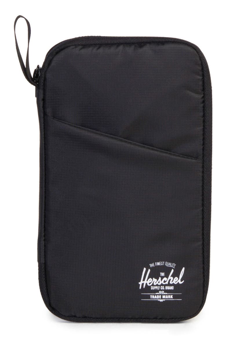 Travel Wallet, Main, color, BLACK