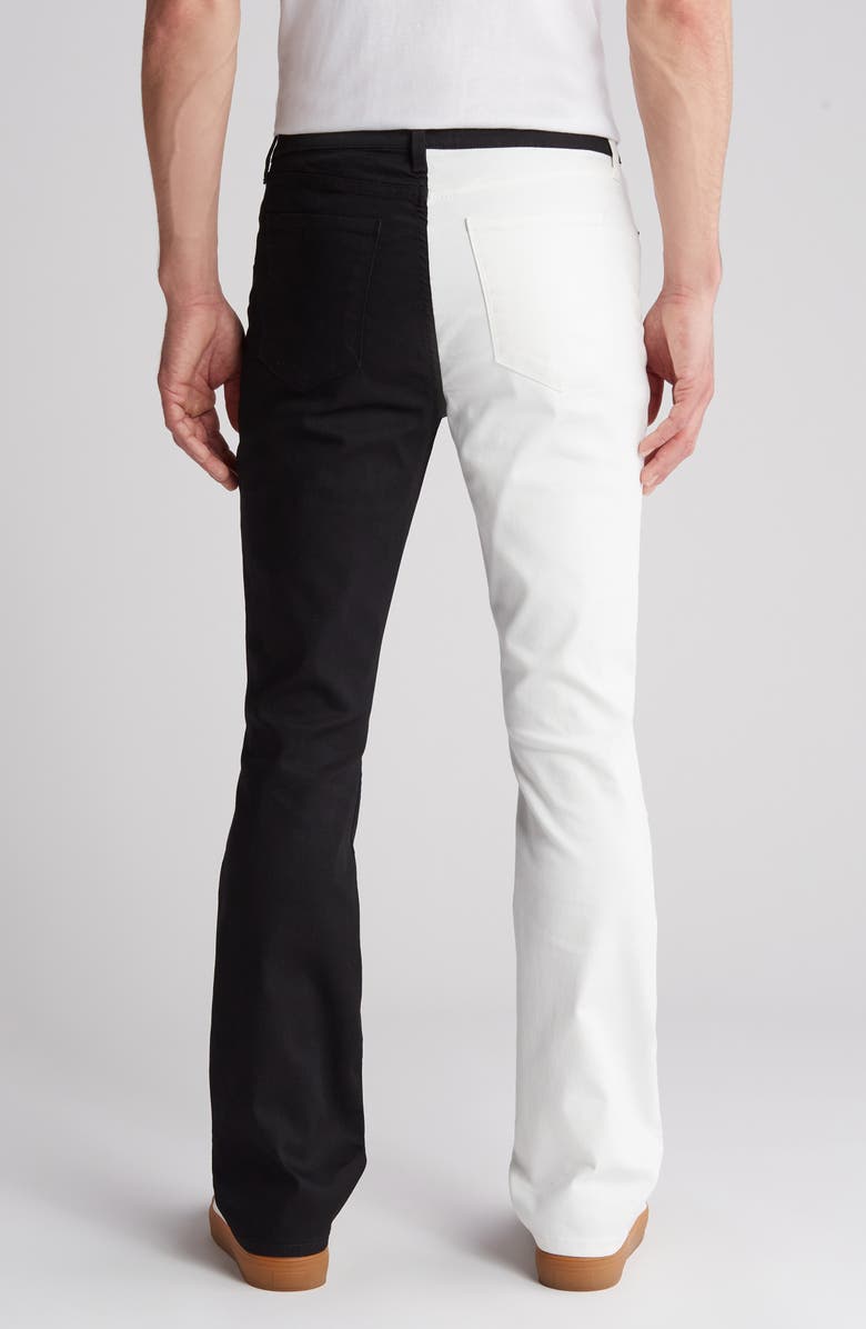 Monfrère Clint Two-Tone Bootcut Jeans, Alternate, color,