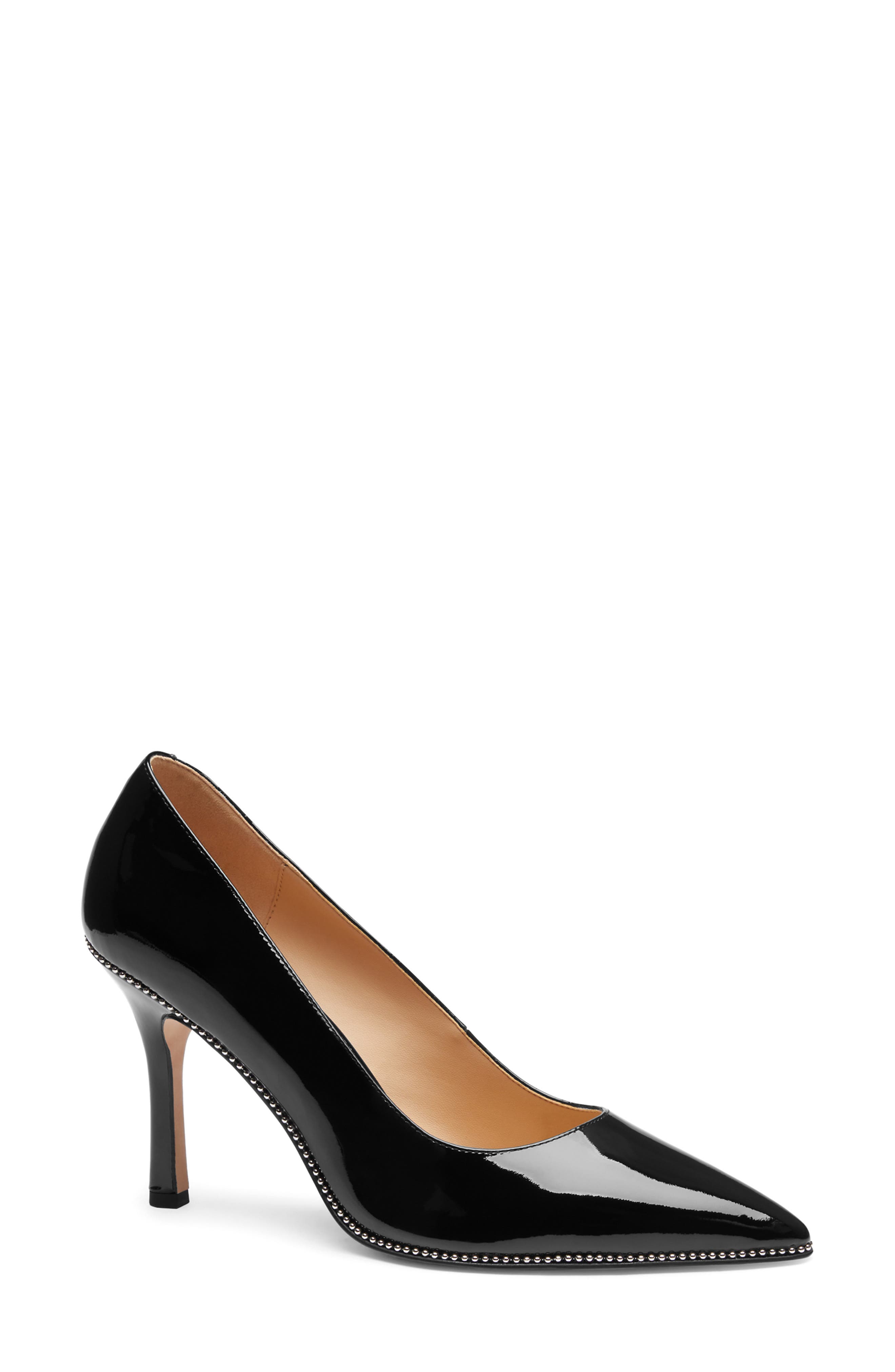 COACH Samantha Pointed Toe Pump, Main, color, Black