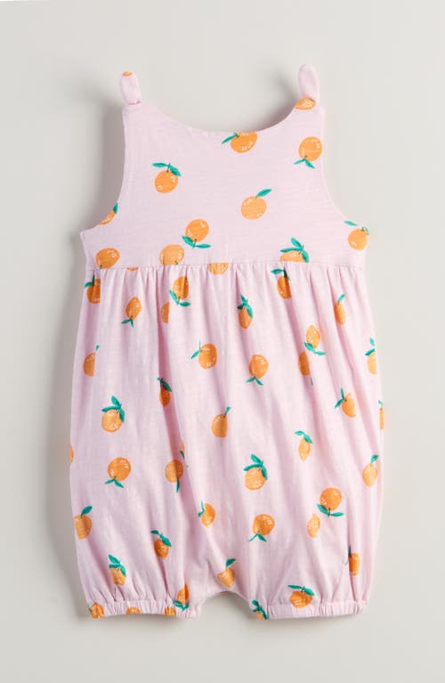 Tucker + Tate Shoulder Bow Cotton Romper In Pink
