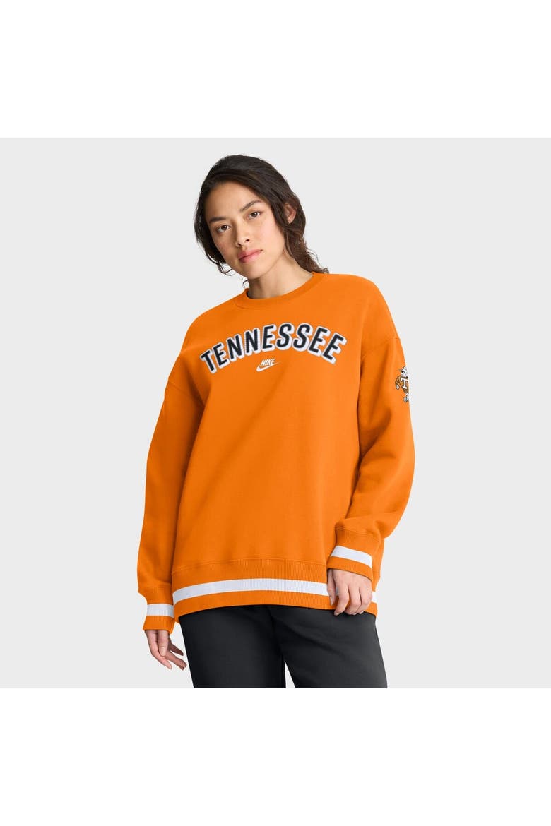 Women's Nike Tennessee Orange Tennessee Volunteers Oversized Legacy Phoenix Sweatshirt, Main, color, Tennessee Orange