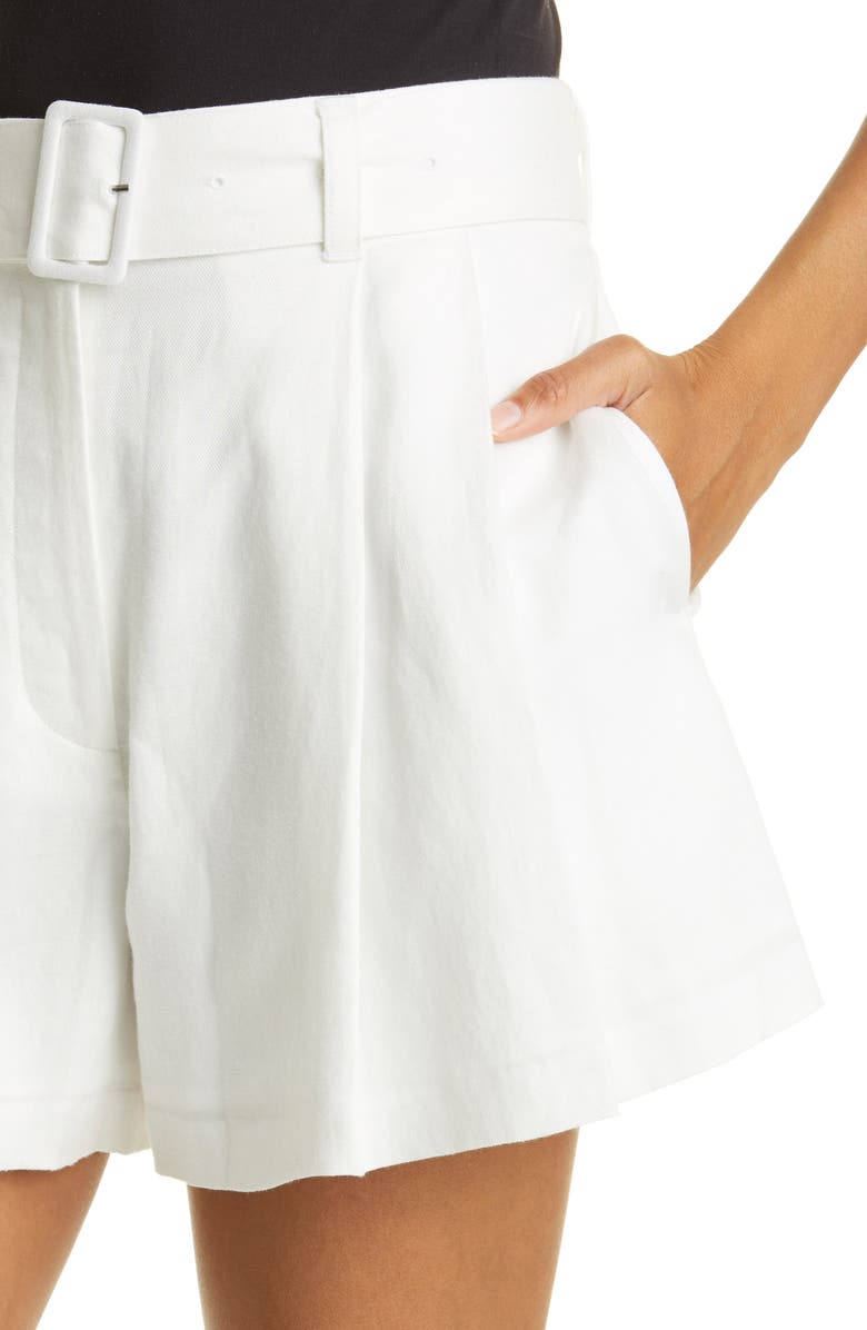 Club Monaco Belted Shorts, Alternate, color,