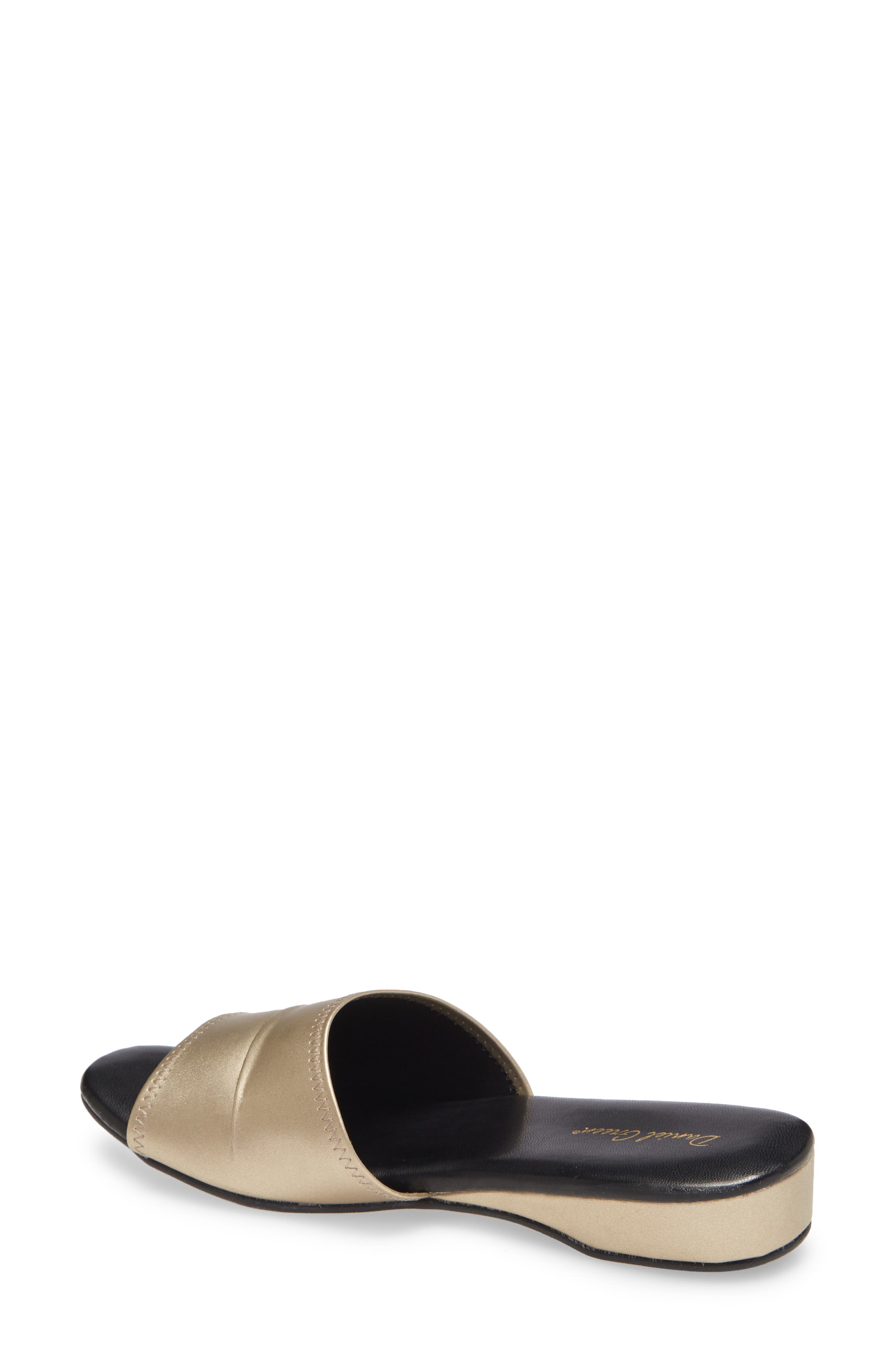 'Dormie' Slipper, Alternate, color, PEWTER FAUX LEATHER