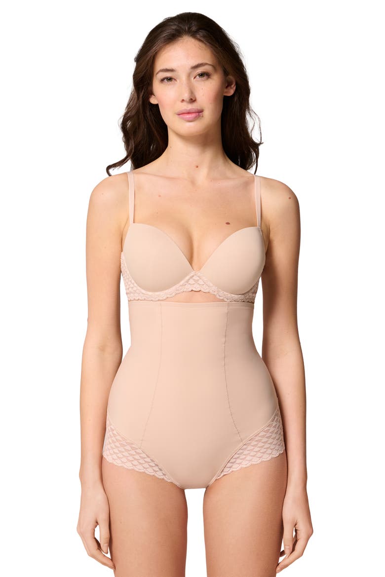 Subtile Underwire Push-Up Bra, Alternate, color, PEAU ROSE