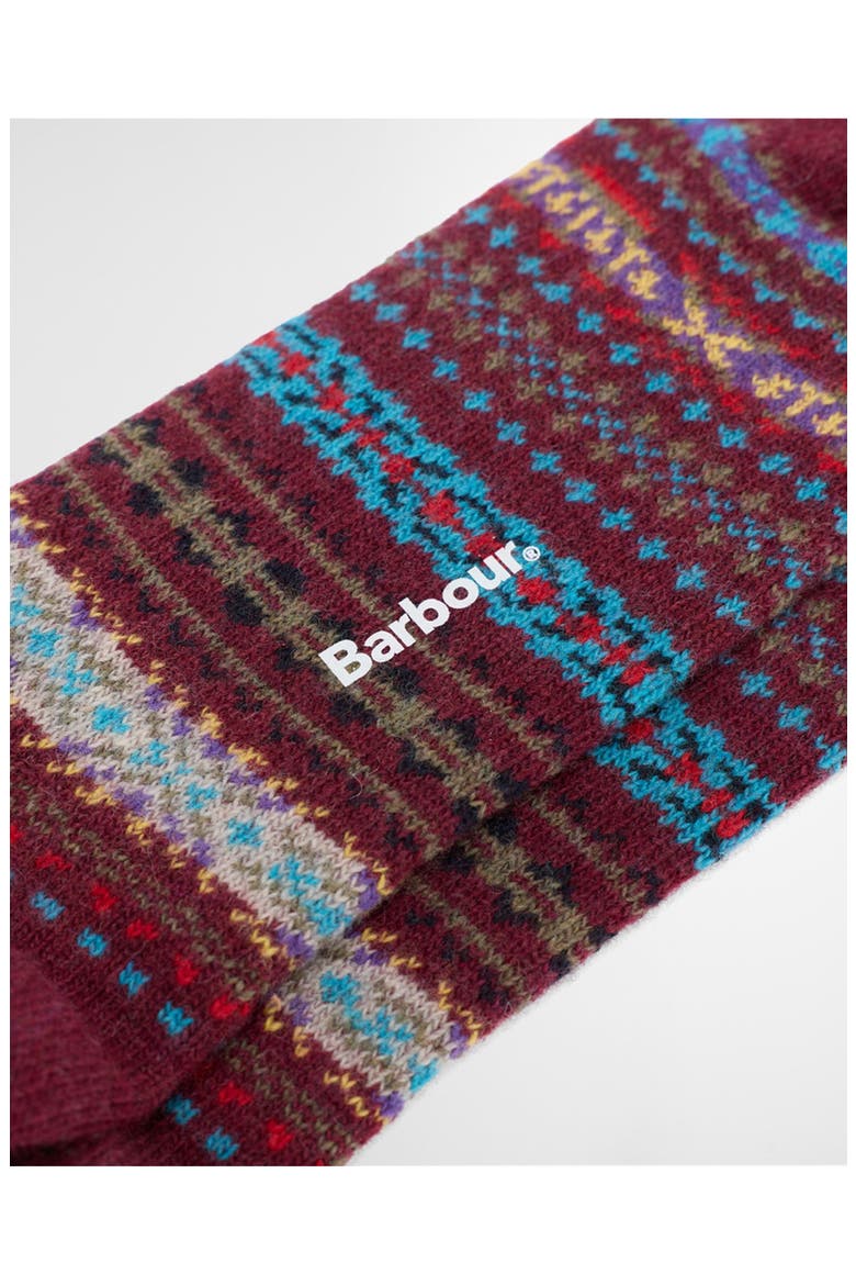 Boyd Lambswool Blend Socks, Alternate, color, BURGUNDY I