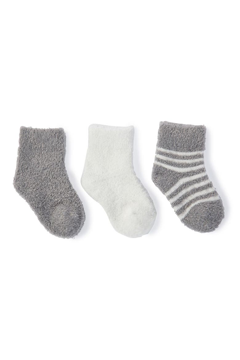 3-Pack Socks, Main, color, PEWTER