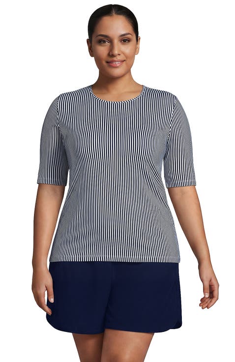 Sunshade Upf 50 Elbow Sleeve Rash Guard Swim Tee