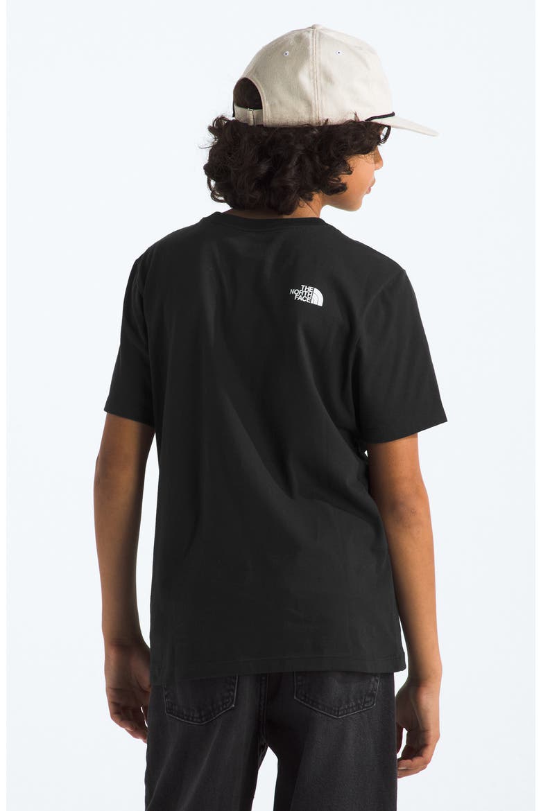 Kids' Teen Evolution Half Dome Graphic T-Shirt, Alternate, color, TNF BLACK