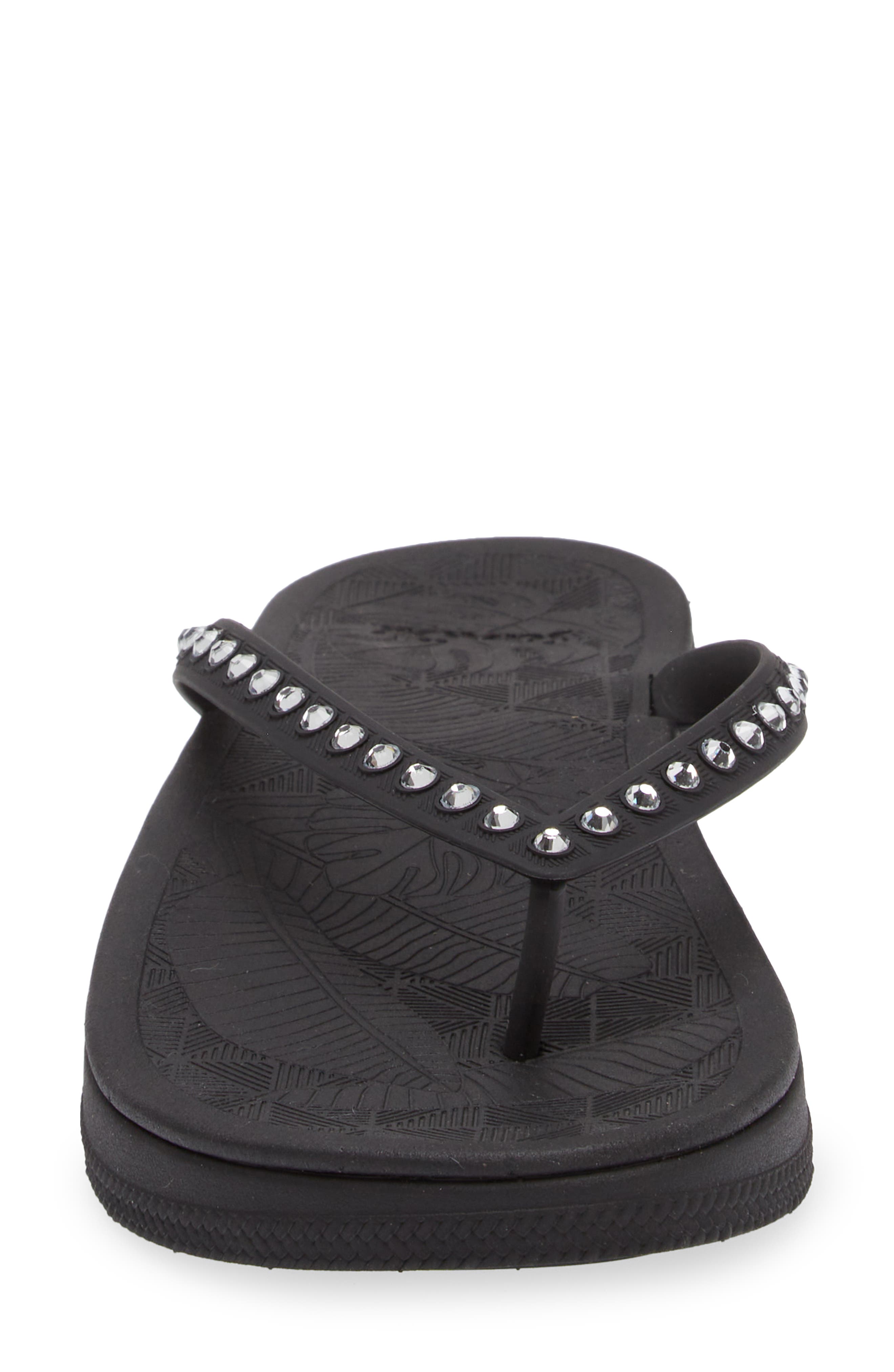 Sanuk Funshine Rhinestone Flip Flop, Alternate, color, 