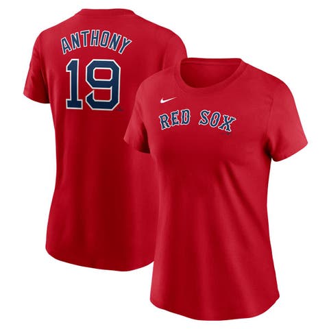 Women's Nike Roman Anthony Red Boston Red Sox  Fuse Name & Number T-Shirt