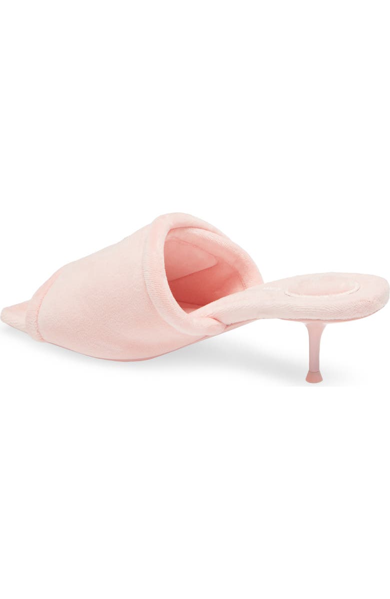 Alexander Wang Jessie Padded Crystal Logo Sandal, Alternate, color,