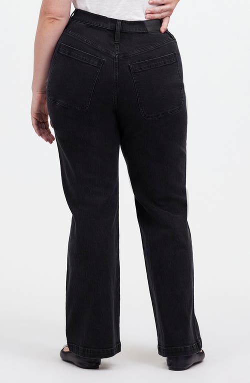 Madewell The Emmett Patch Pocket Wide Leg Jeans