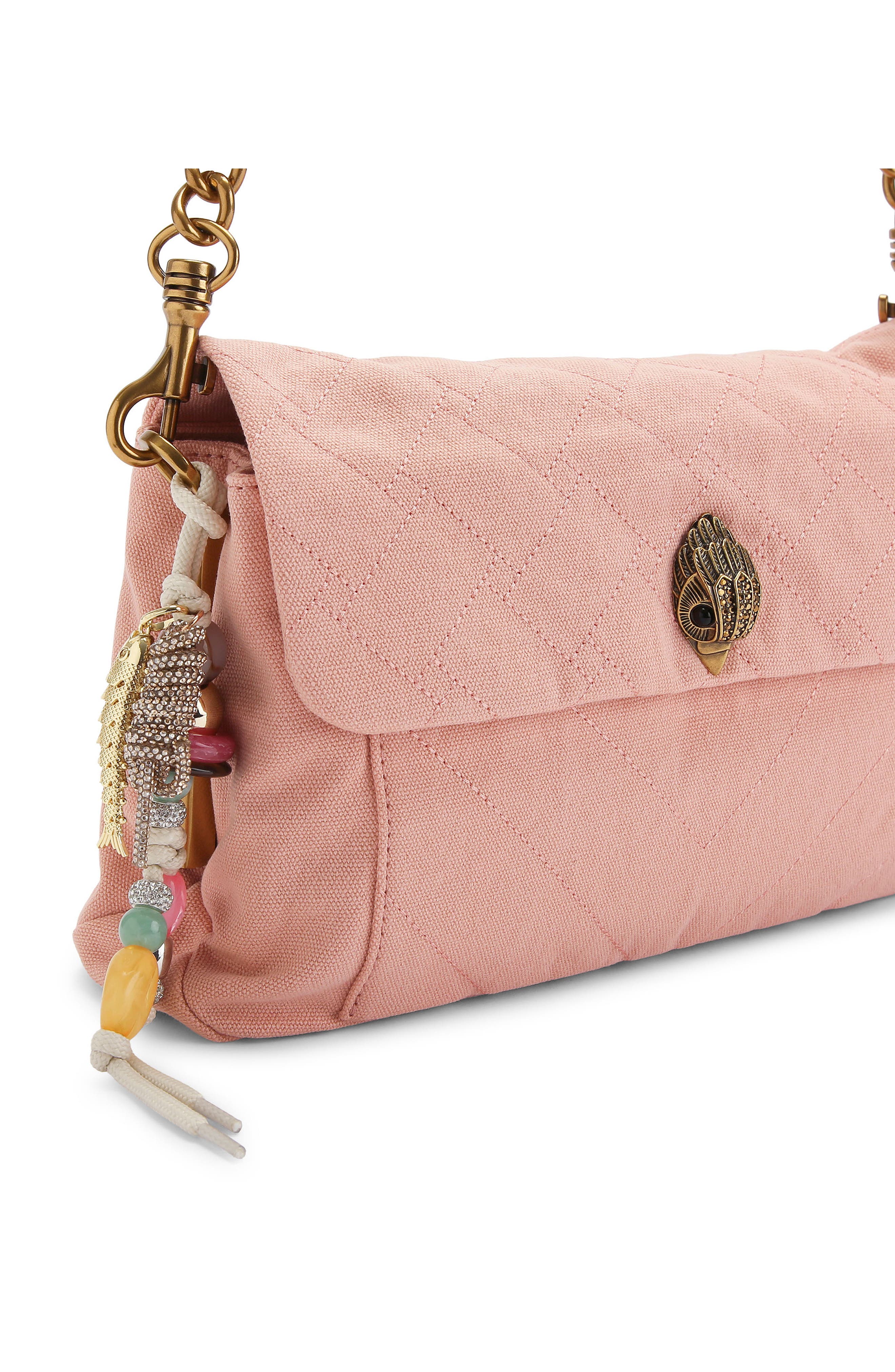 Celia Canvas Shoulder Bag, Alternate, color, LIGHT/ PASTEL PINK