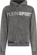 PLEIN SPORT Washed Hoodie Crackle Scratch Men