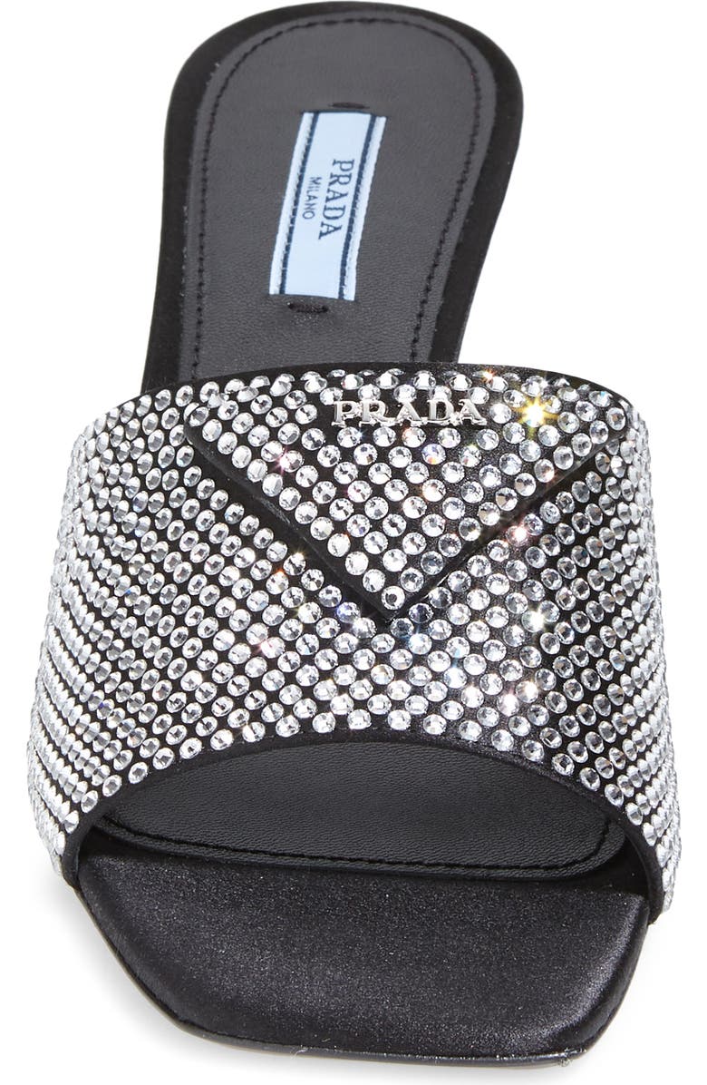 Prada Crystal Sandal, Alternate, color,