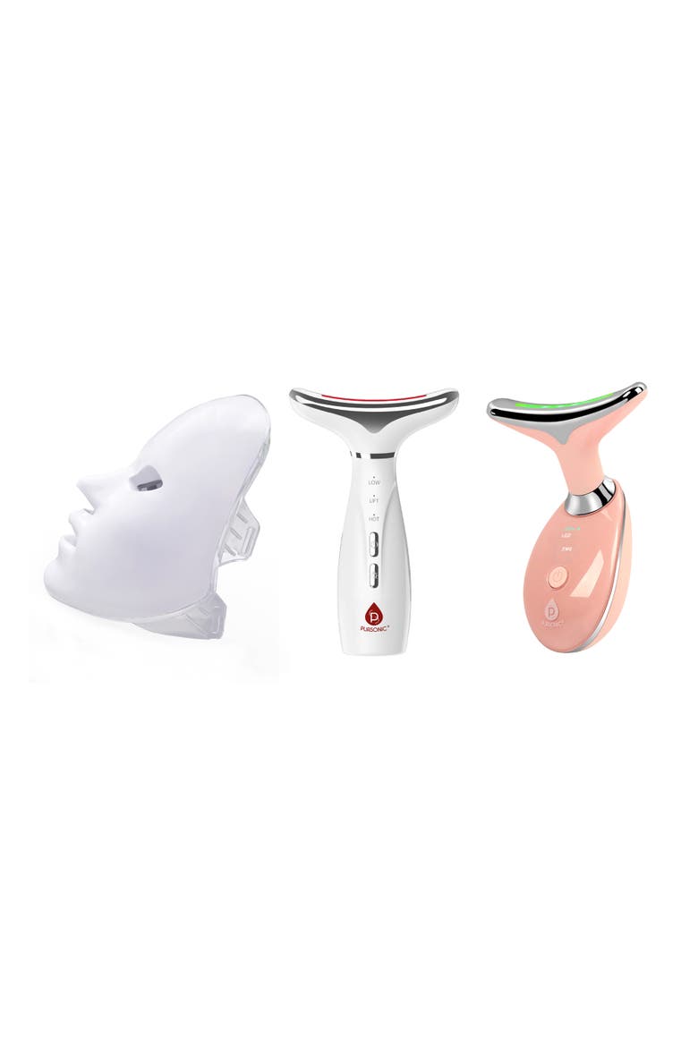 7-in-1 LED Device & LED Face Mask, Main, color, Multicolor
