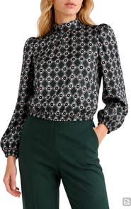 BY DESIGN Seraphine Long Sleeve Mock Neck Top