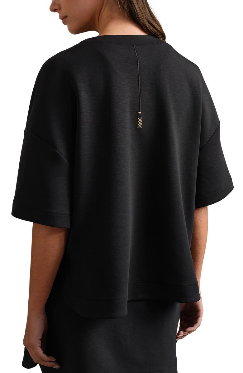 Rhone DreamGlow Relaxed Fit T-Shirt, Alternate, color, Pure Black Heather