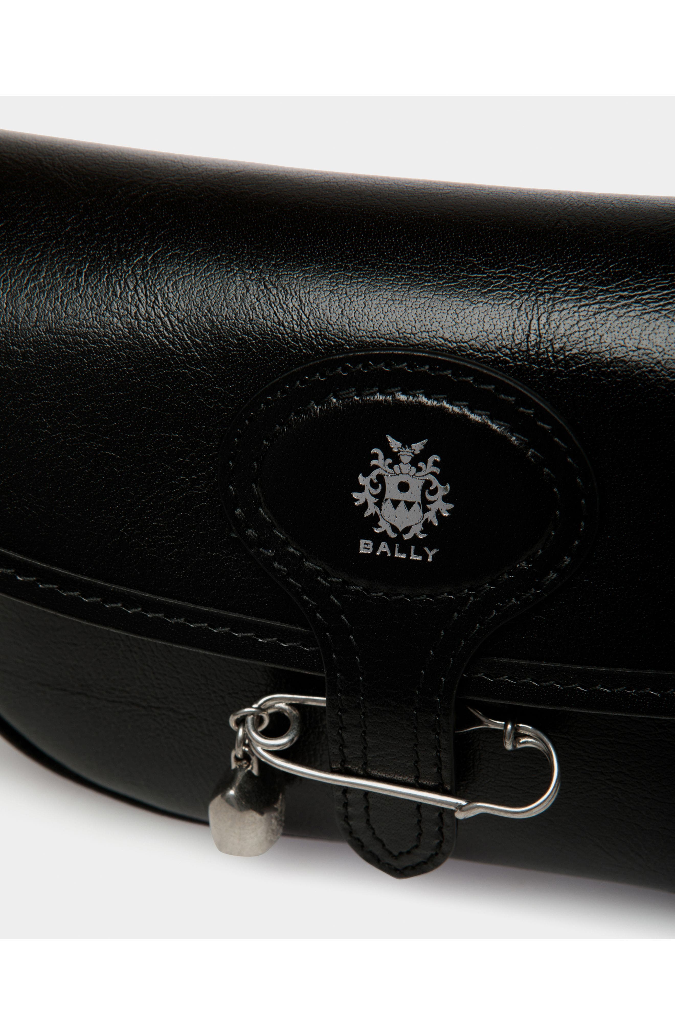 Bally Beckett Minibag in Leather With a Bally Pin, Alternate, color, 