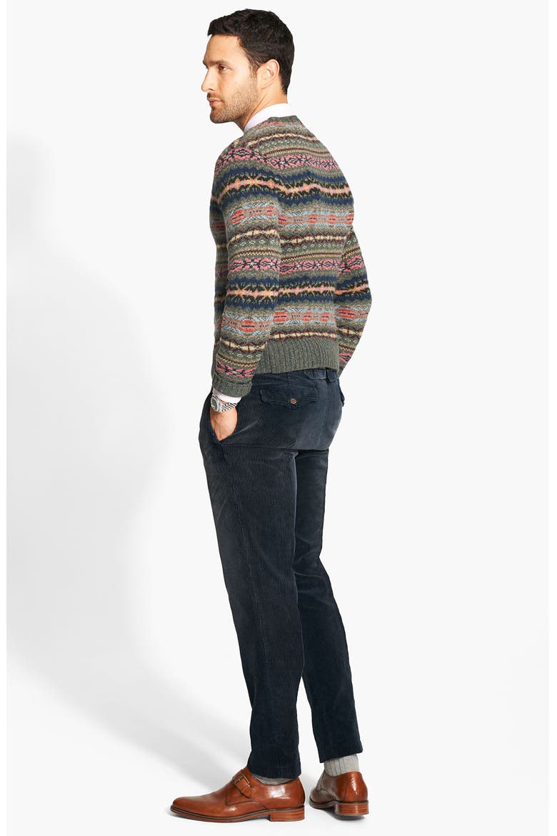 Fair Isle Sweater, Alternate, color, LODEN