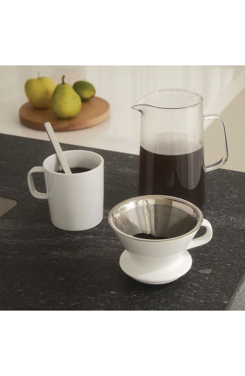 ALESSI Slow Coffee Set, Alternate, color, Stainless Steel