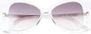 DIOR Butterfly S1I 51mm Gradient Butterfly Sunglasses